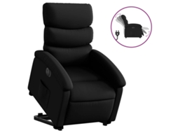 Electric Stand Up Recliner Chair, Electric Stand Up Recliner Chairs Vidaxl Preto Couro Artificial