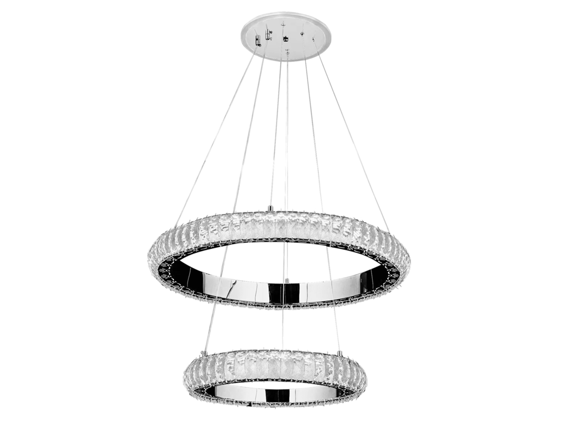 Luminária De Teto Pendente Toollight Led G044 2c Cp Cromo