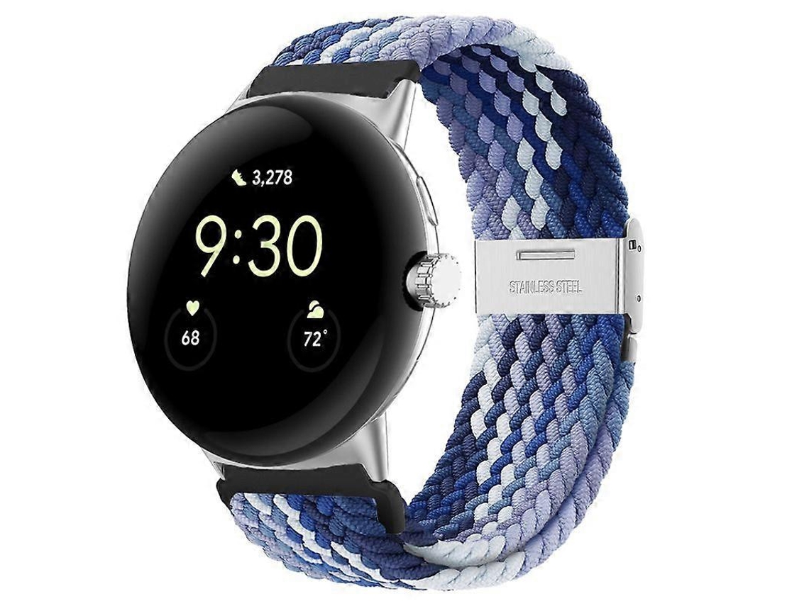 Pulseira De Nylon Com Fivela De Metal Para Relógio Google Pixel
