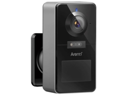 Câmera de Vigilância ARENTI Power1 2K Visão Noturna Cor Wifi Preto