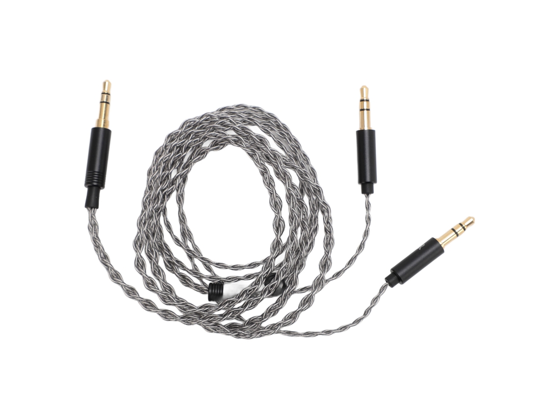 Cabo de Áudio XLR Fêmea para 6.35mm, microfone, guitarra, 0.75m