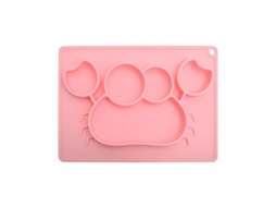 Plato De Silicone Para Bebê Antiderrapante, Lavável Em Lava-louças, Micro-ondas E Forno, Com Capacidade De 342ml