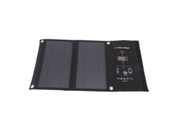 Carregador de Painel Solar Monocristalino 15w Dobrável com Usb Duplo para Celular e Dispositivos Portáteis