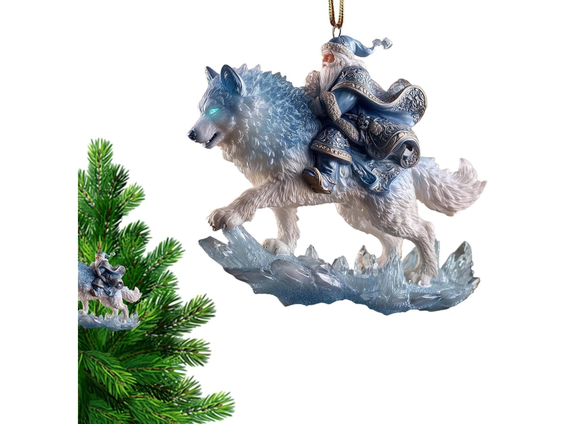 Enfeite Natal Forma Árvore Trenó Papai Decoração Festiva Plana 2d Interno Porta Lareira Quarto Varanda Jardim GOKOCO