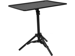 Suporte Para Projetor Com Tripé Ajustável E Bandeja De Mesa Preta.