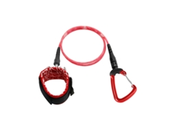 Mali corda de Segurança para Mergulho Freediving com Pulseira e Carabiner para Mergulho Snorkeling Esportes Aquáticos