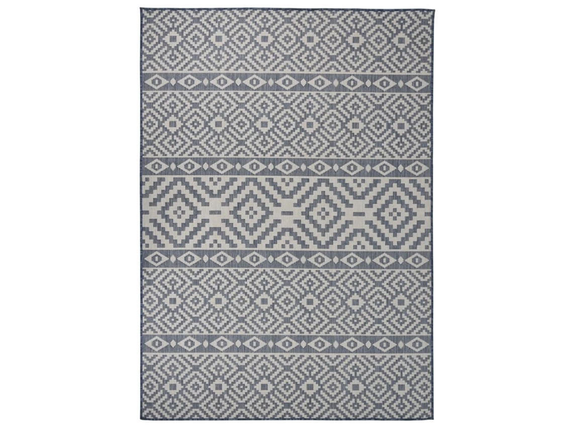 Tapete VIDAXL Azul Plástico (120 x 170 cm)