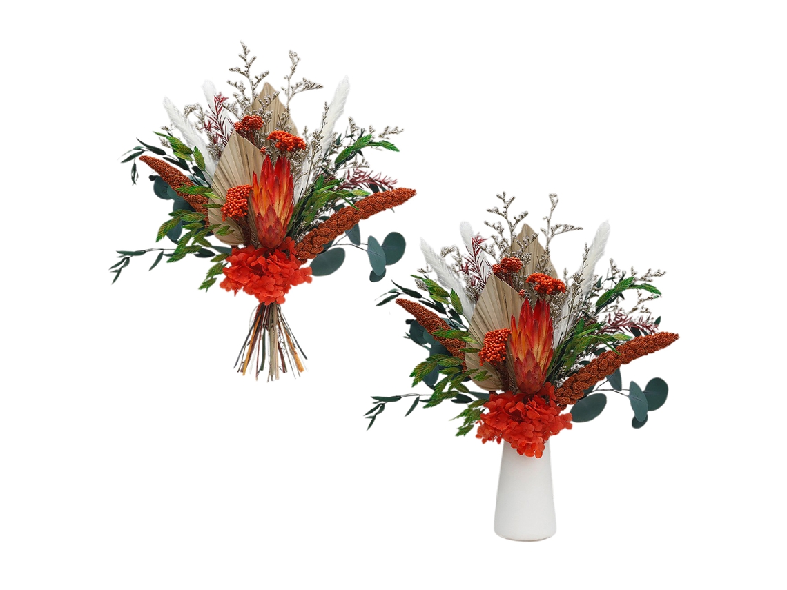 Buquê De Flores Secas (estética Premium, Design Misto) Eoocoo