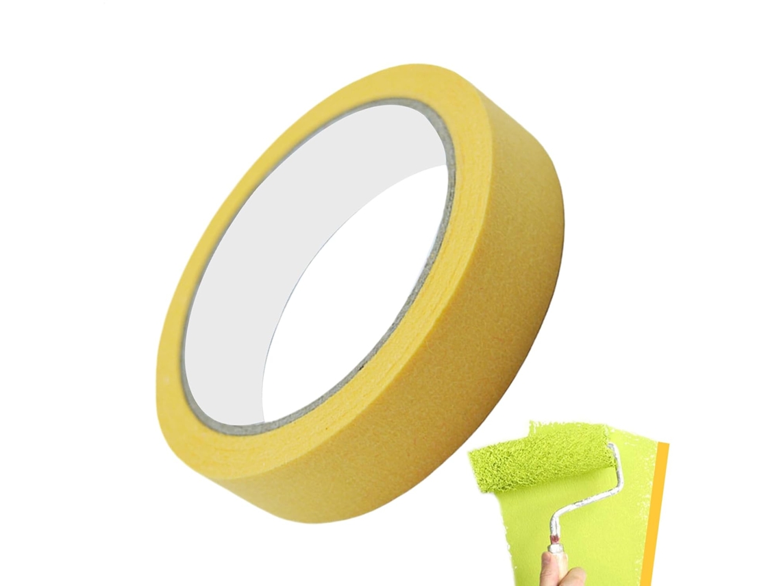 Fita Adesiva Automotiva - Papel Adesivo Amarelo Resistente Ao Calor -