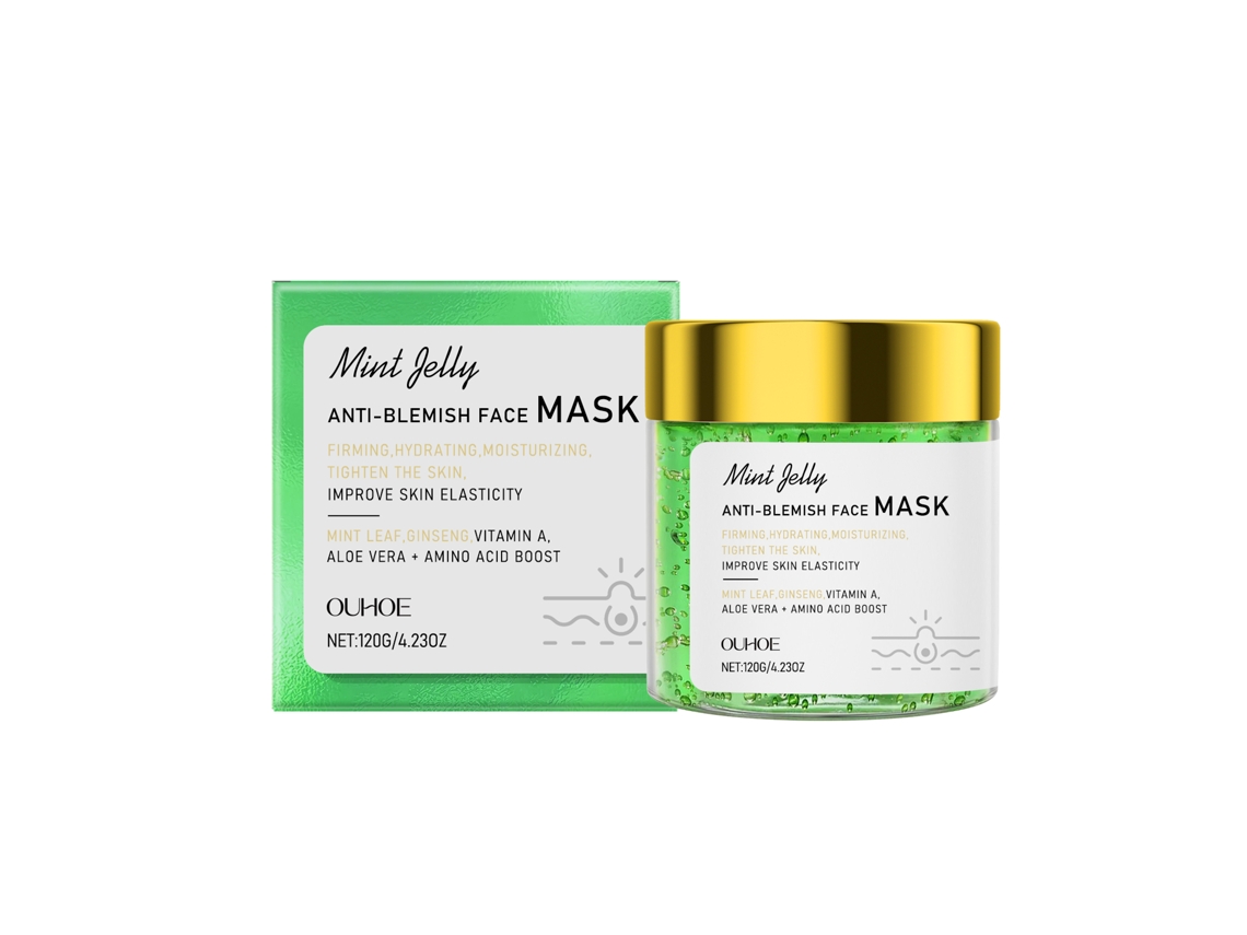 Gel para máscara facial que controla a oleosidade.
