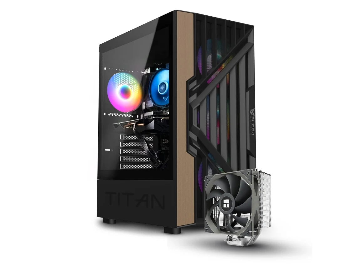 Desktop gaming pc racing amd ryzen 7 5700x ram 32 gb 1 tb ssd rtx 5060 w11