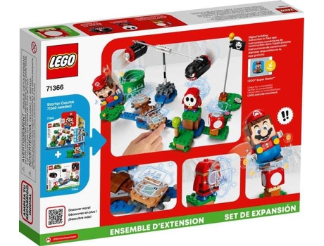 JOGOS E BRINQUEDOS KIDS - LEGO Super Mario 71366 Set Expansão Avalanche Boomer Bill LEGO Super Mario 71366 Set Expansão Avalanche Boomer Bill