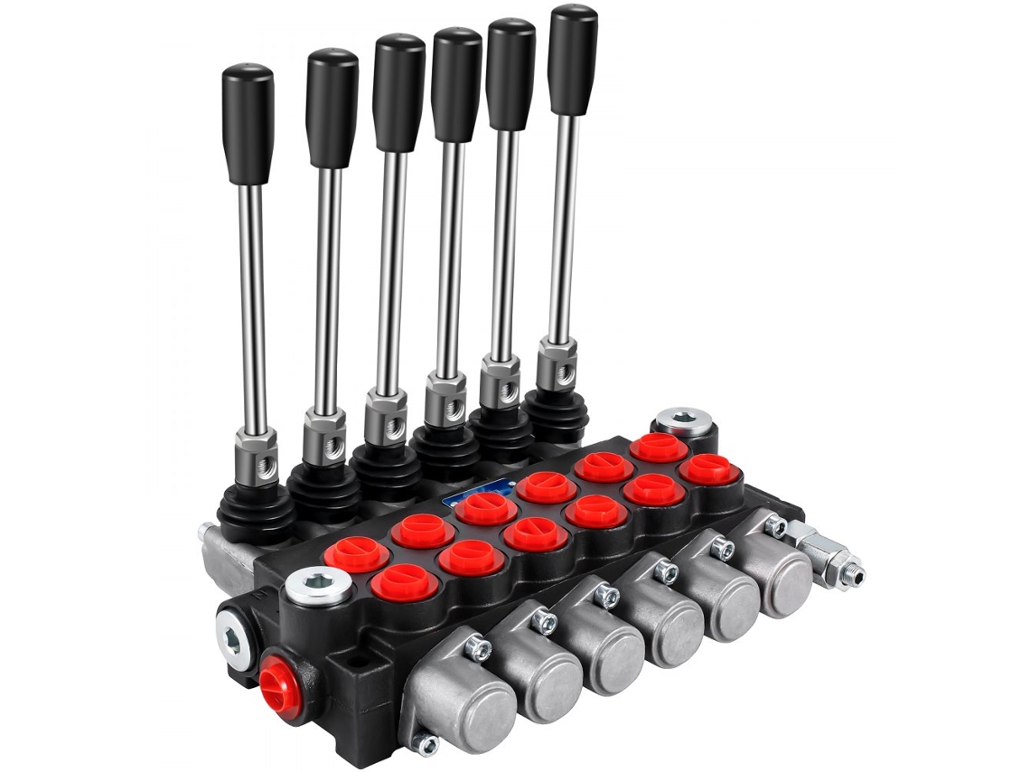 Válvula Hidráulica 6 Vias, 11 gpm, 3600 psi, TEKMAQUINAS