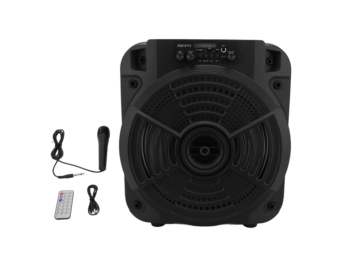 Alto Falantes Sem Fio Portáteis De 12 Polegadas Bluetooth 5.0 Entrada Aux Alto Falante Com Microfone Controle Remoto Iluminação