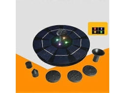 Fonte De Água Solar Com Luzes Led Olysi Shop