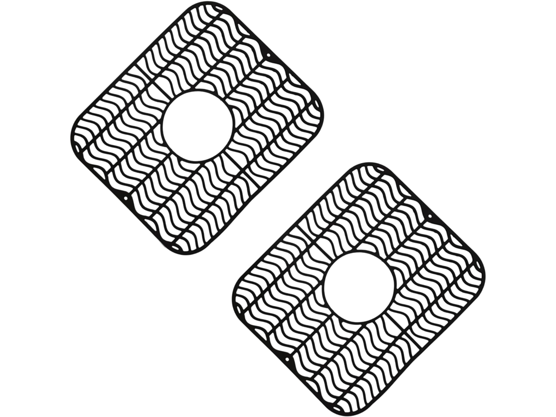 Duas bandejas de silicone com ranhuras protegem os utensílios de cozinha contra danos e aumentam a segurança na impressão.