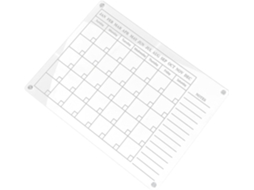 Tableau Magnétique Aimanté Para Refrigerador Calendário Mensuel Effaçable À Sec Et Support Suspendu Pratique