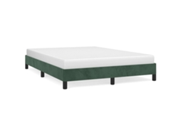 Bed Frame, Bed Frames Vidaxl Verde Veludo (140 X 200 Cm)