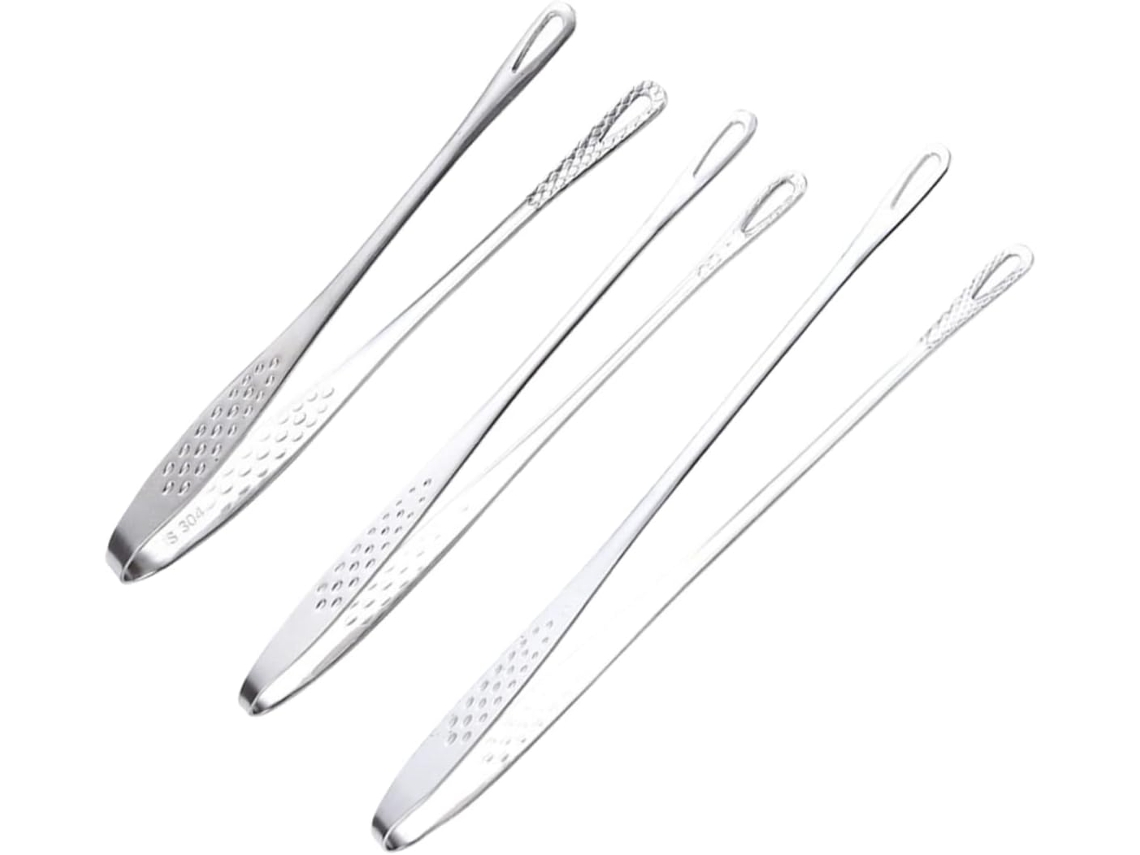 Conjunto De 3 Peças Pinças Para Churrasco Coreano Besportble, Em Aço Inoxidável