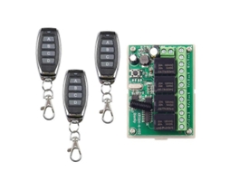 Comando À Distância Para 433mhz Universal Sem Fios Dc 12v 4ch Relé Interruptor Com 4 Button Mitter Diy Projects
