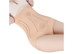 Sutiã Modelador De Fibra Única Para Mulheres Com Design De Cintura Alta E Apoio Para Bumbum Bege