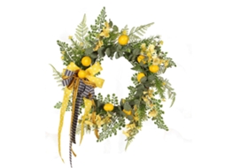Laxiscreed Guirlanda De Limão Com Folhas De Plástico Para Decoração De Festa