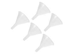 Funil Triangular De Plástico Aboofan Para Visualização Clara E Transferência Líquidos, Pacote Com 5 Unidades Para