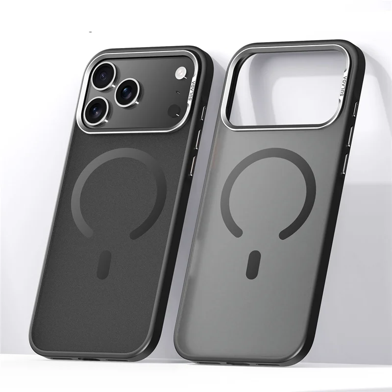 (preto, Iphone 17) Capa Protetora, Estrutura De Liga Metálica Fosca De Luxo, Capa Rígida Magnética Semitransparente À Prova Dágua