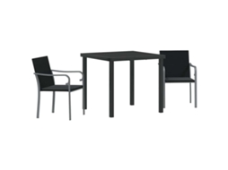 Conjunto de Móveis de Jardim 3 Pcs HARLANV1