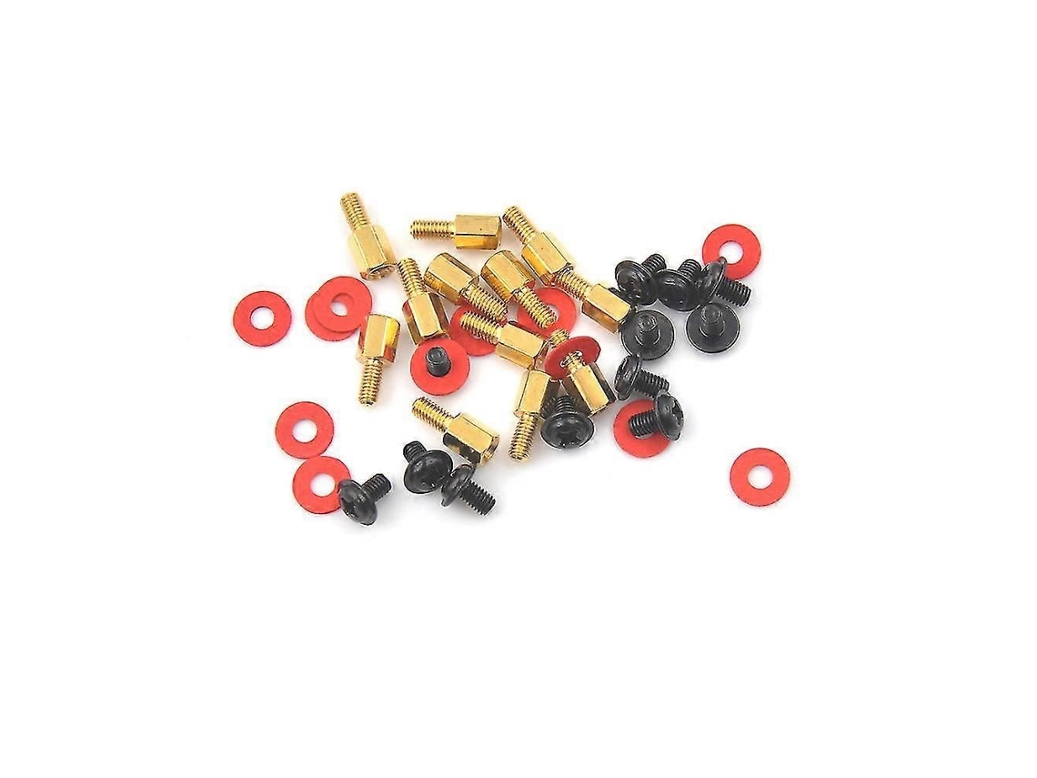 Kit Com 12 Parafusos E Espaçadores Para Placa-mãe De Computador