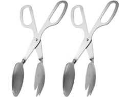 Pinça Multifuncional Prática Em Aço Inoxidável Para Servir, Cozinhar, Assar, Churrascos, Festas, Eventos Ao Ar Livre E