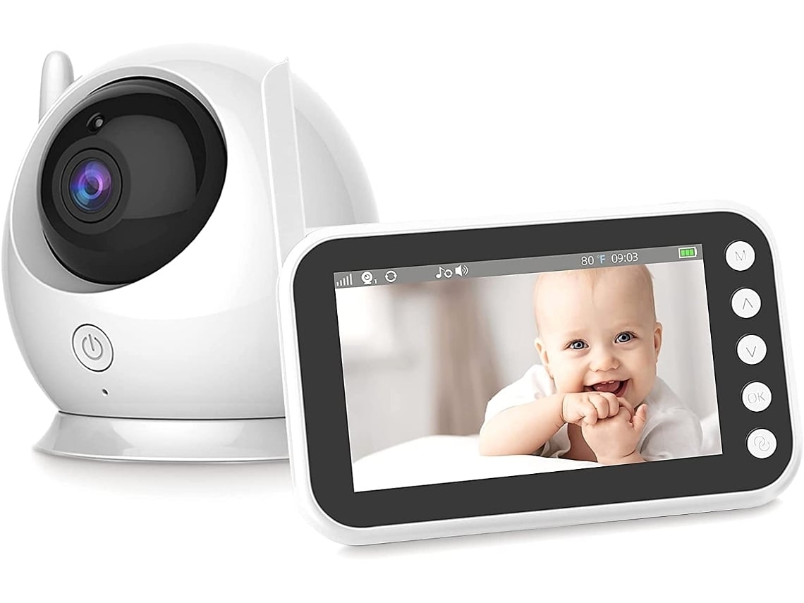 Monitor De Bebê Com Câmara E Áudio Câmara Interna Sem Fio Hd (Outlet Grade A)