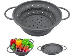 Escorredor Dobrável, Livre De Bpa, Alça, Próprio Para Lava-louças, Perfeito Para Escorrer Massas, Legumes E Frutas