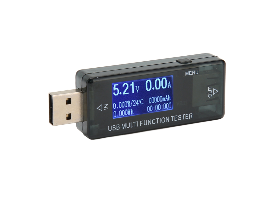 Testador Usb Detecção De Tensão E Corrente Display Lcd Medidor De Potência De Alta Precisão 0-5.5a 4-30v