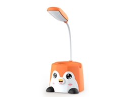 Luminária de Mesa Led com Porta canetas, Design Fofo e Que Não Agride os Olhos CHABERLU