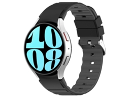 Pulseira De Silicone Horizontal Bicolor