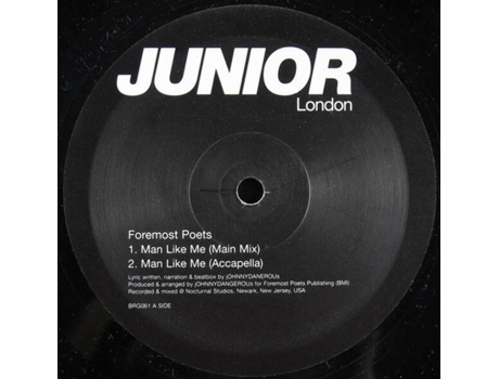 Vinil Man Like Me Junior London