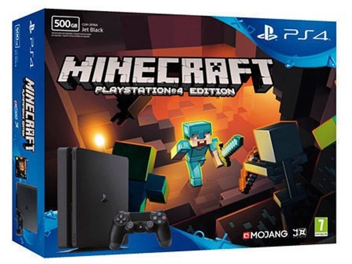 Disco De Jogo Da Edição Do PS4 Minecraft PlayStation Imagem de