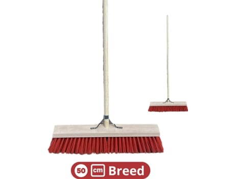 Vassoura Vassoura SYNX TOOLS de Rua em Nylon 50Cm Vassoura Vassoura de Cidade Vassoura de Exterior Artigos de Jardim Vassoura com Cabo 150Cm