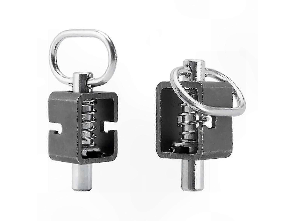 Conjunto De Trava De Mola Com Tubo Liso Para Portão De Reboque, 5/8 Polegadas, Pacote Com 2 Unidades