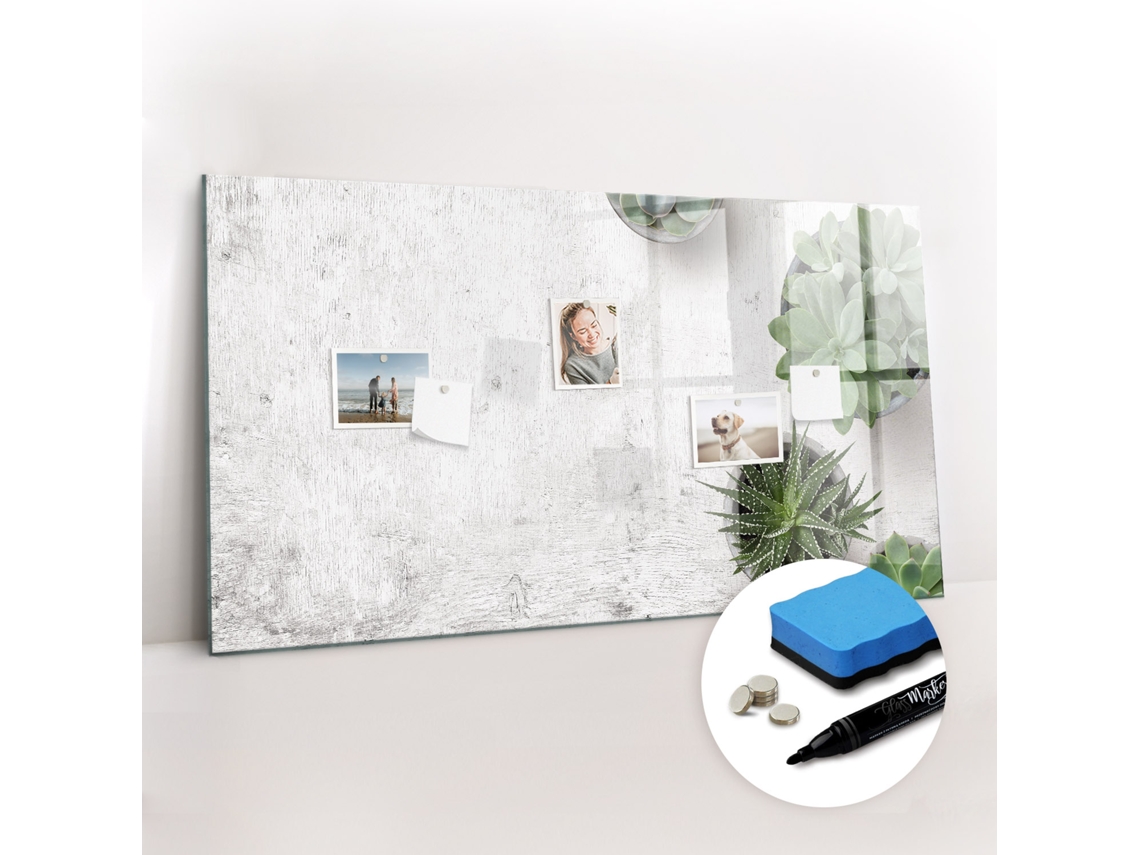 Quadro Magnético De Parede Plantas Decorativas Para A Cozinha Espelharte (120x60 Cm)