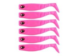 Paddle Tail Soft Bait (bionic Fish Lure, Artificial Bait, Simulated Bait) Two-color Lure 100mm 5.5g 6pcs Water Beauty Pvc Soft Bait Fishing Lure