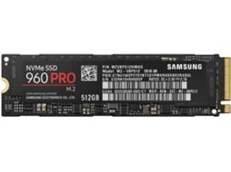 Disco SSD Interno SAMSUNG 512GB 960 PRO M2 PCIE (512 GB - PCI-Express - 350 MB/s)
