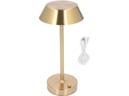 Luminária De Mesa Sem Fio Pilipane, Recarregável, Sensível Ao Toque, Com Led, Intensidade Ajustável, 3 Temperaturas De