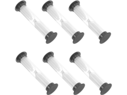 Conjunto De 6 Mini Ampulhetas Para Organização Escritório