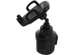 Base Para Celular Ajustável E Com Rotação De 360 Graus, Com Suporte Para Copos.