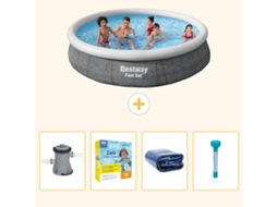 Bestway Piscina Bestway Fast Set Redonda - 366x76 Cm - 5-peças S184
