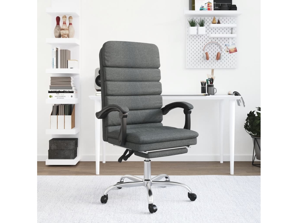 Massage Office Chair, Massage Office Chairs Vidaxl Cinzeto Tecido (n/a)