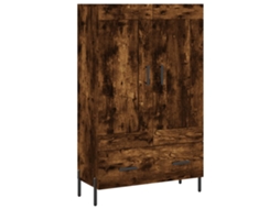 Armário Alto MAISON EXCLUSIVE Derivados de Madeira Carvalho Fumado (69,5x31x115 cm)