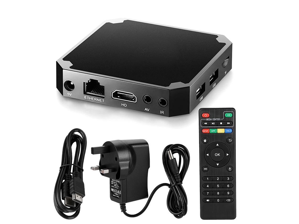Caixa De Tv Inteligente Wifi Dual Band Bluetooth Gigabit